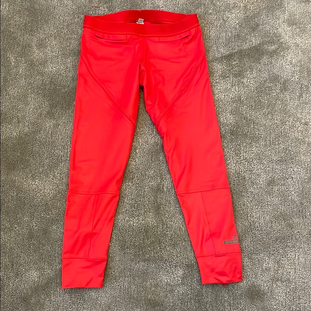 Stella McCartney X ADIDAS red leggings